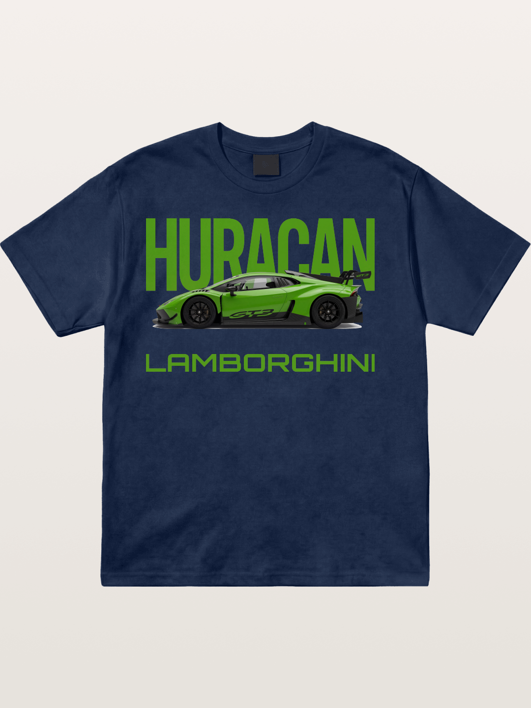 Huracan Green Cotton T-shirt