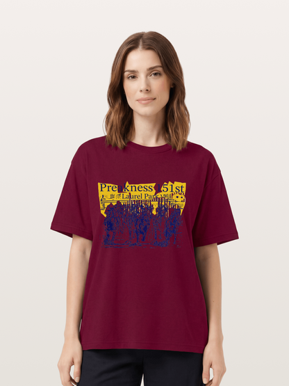 Preakness 151 Sketch Racing Art Gildan T-shirt