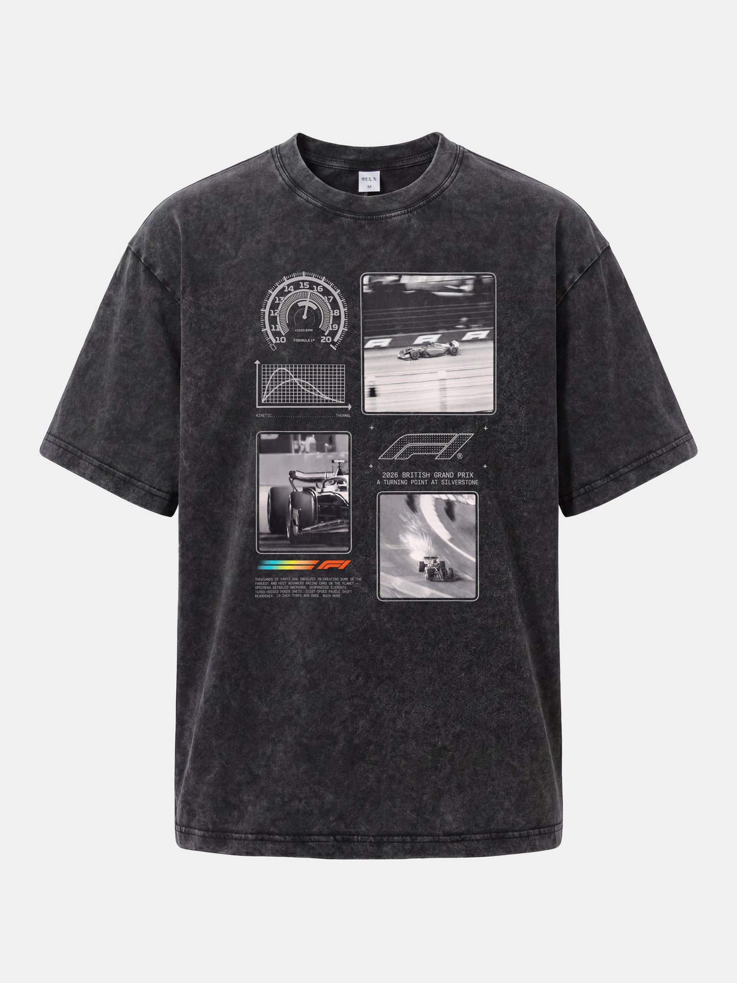 Silverstone F1 Vintage Race Archive Washed T-shirt