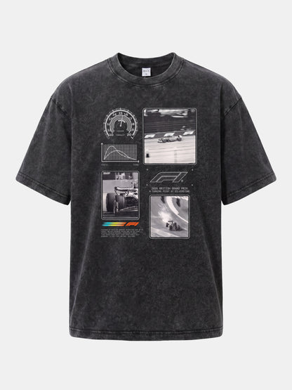 Silverstone F1 Vintage Race Archive Washed T-shirt