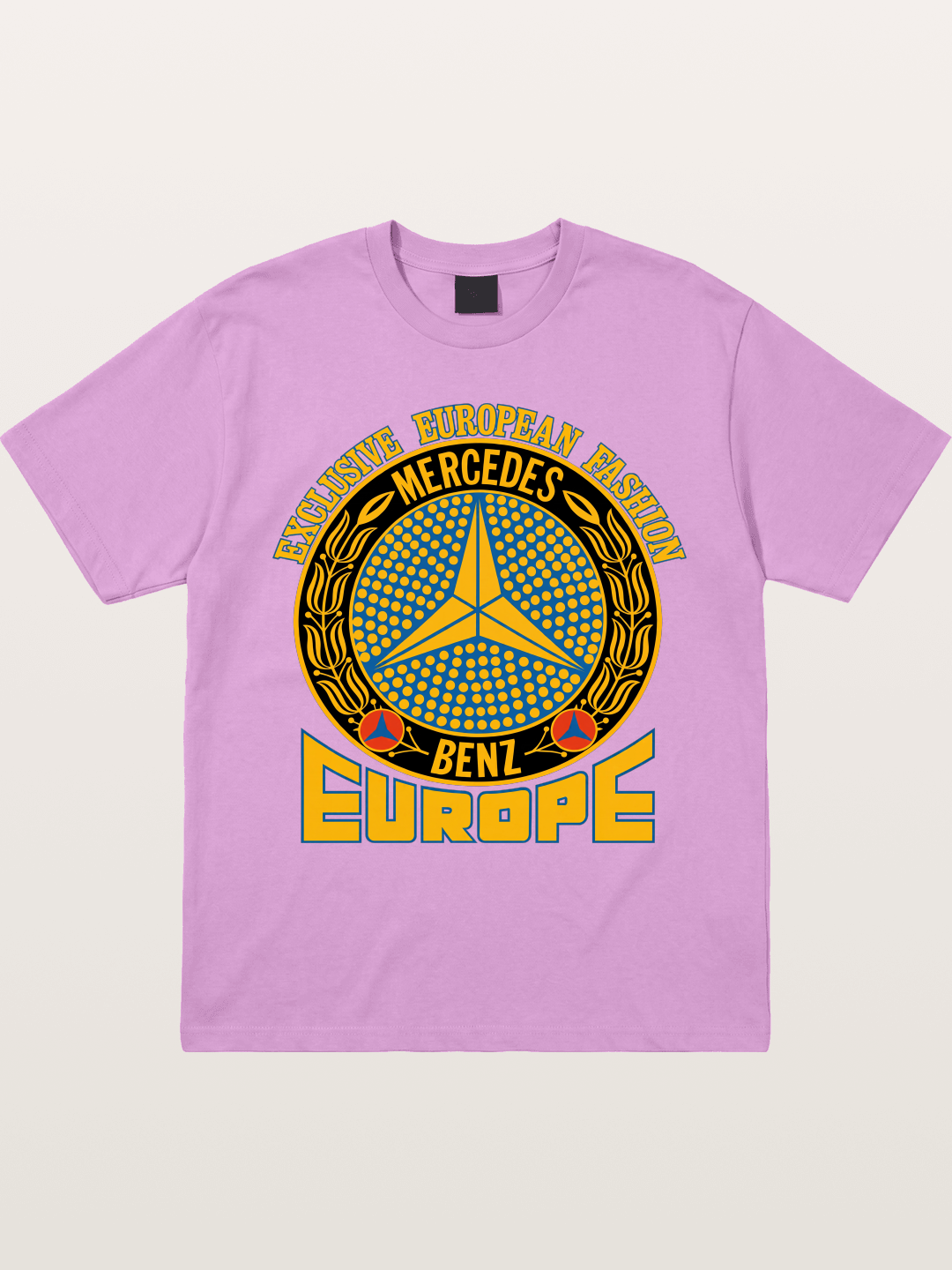 European Fashion Mercedes Print Gildan T-shirt