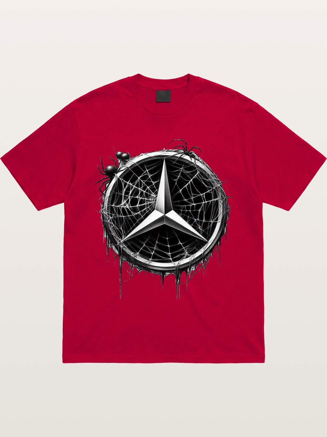 Mercedes Spider Web Logo Art Gildan T-shirt