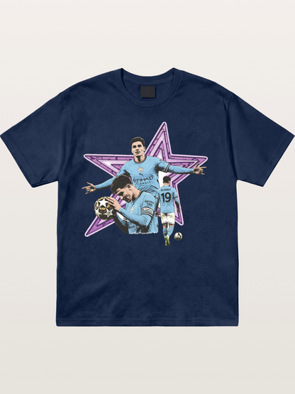 Manchester City Star Collage Cotton T-shirt