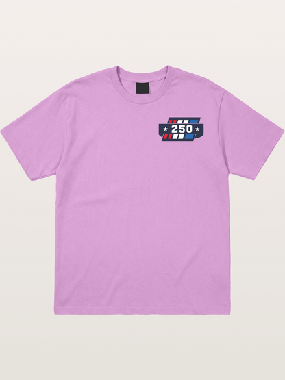 250th Anniversary Star Stripes Badge Gildan T-shirt