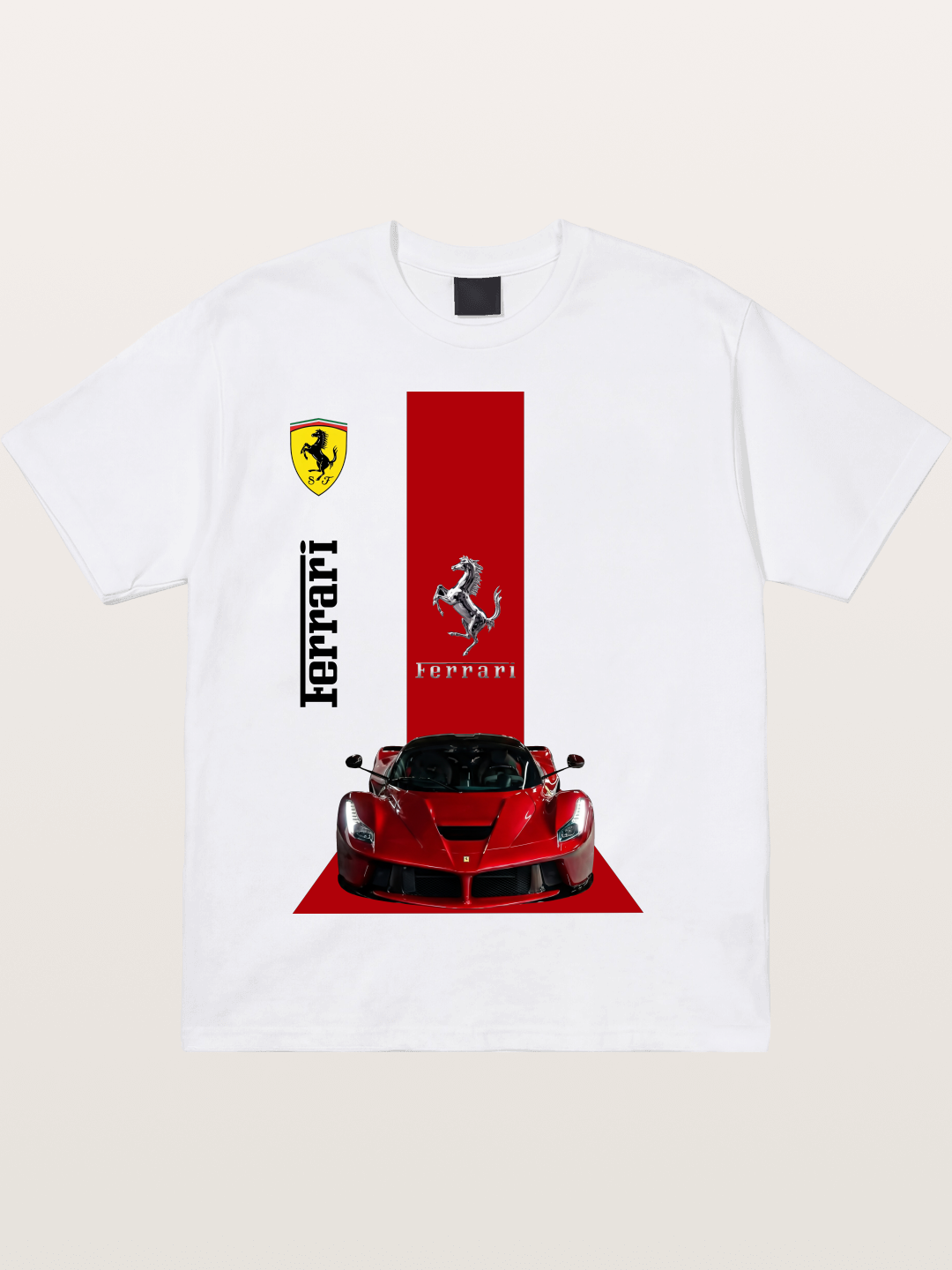 Prancing Speed Cotton T-shirt