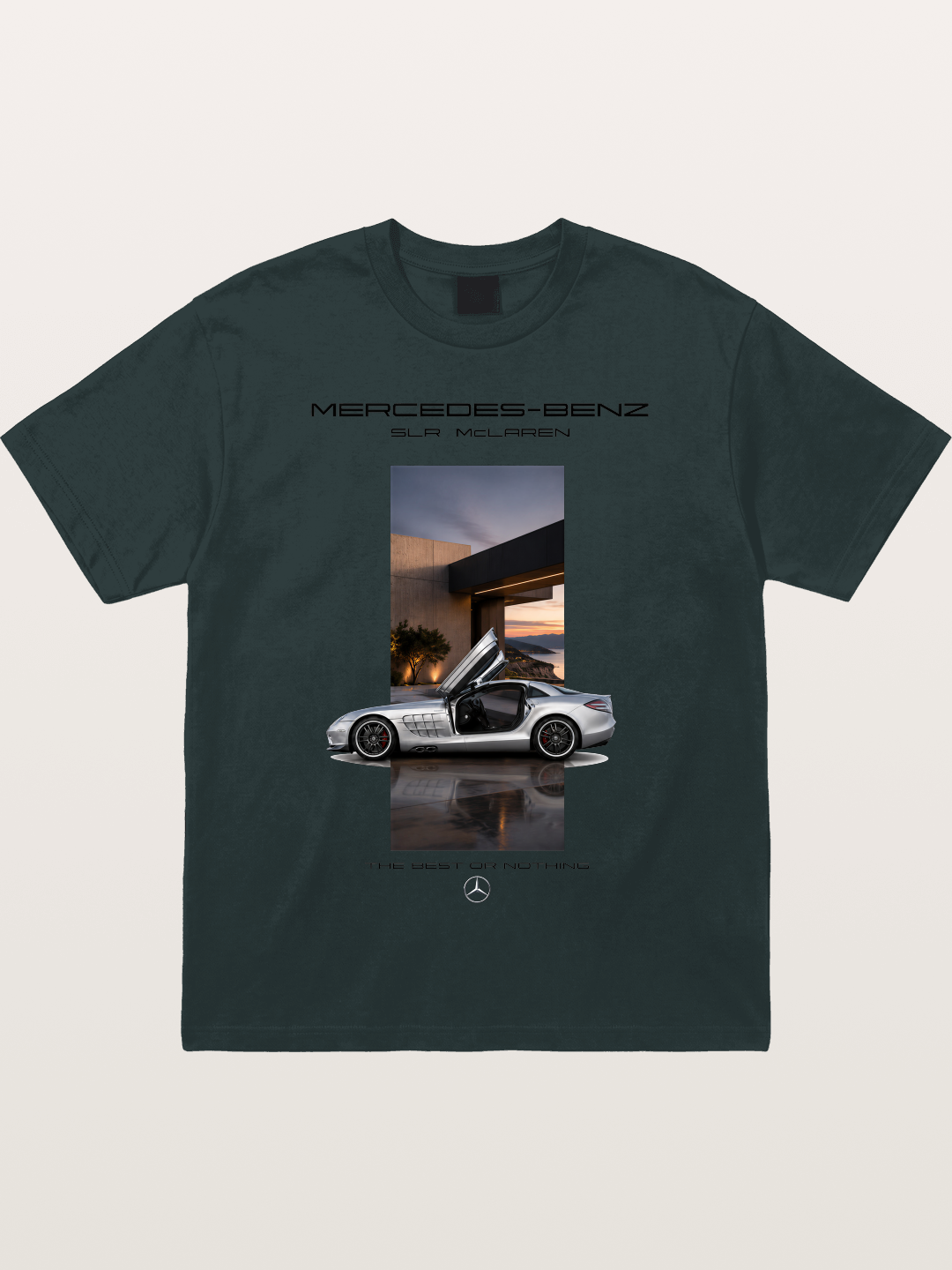 Mercedes SLR McLaren Poster Gildan T-shirt