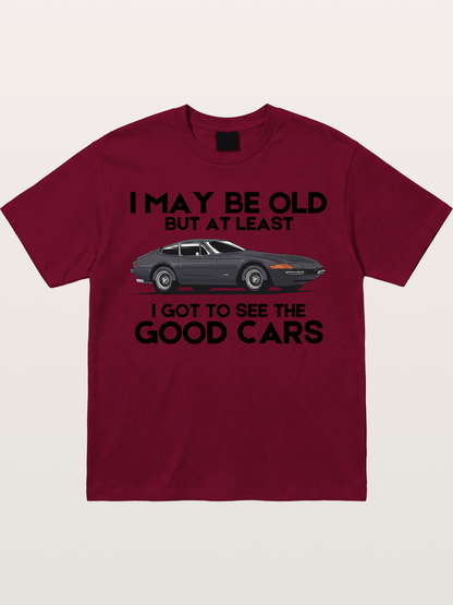 Old Car Enthusiast Good Cars Quote Gildan T-shirt
