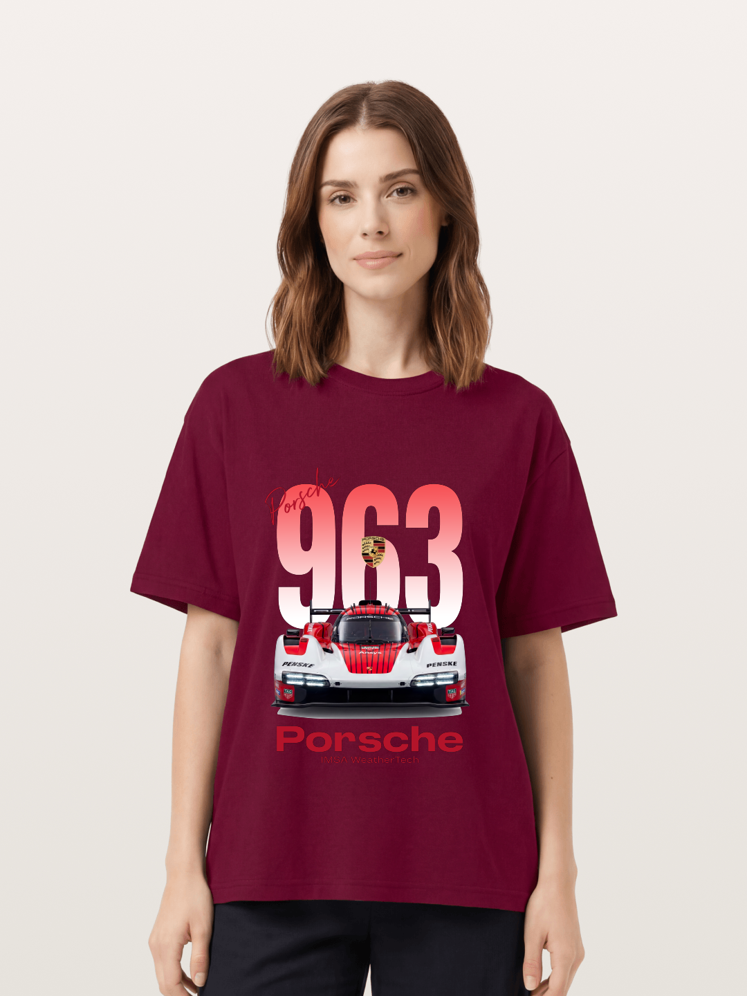Porsche 963 IMSA WeatherTech Race Car Gildan T-shirt