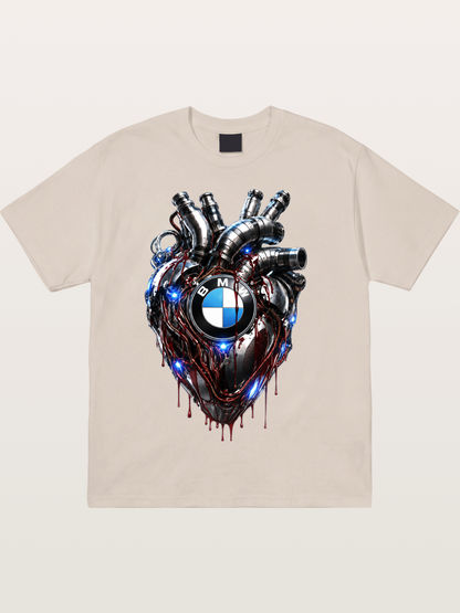BMW Mechanical Heart Graphic Cotton T-shirt