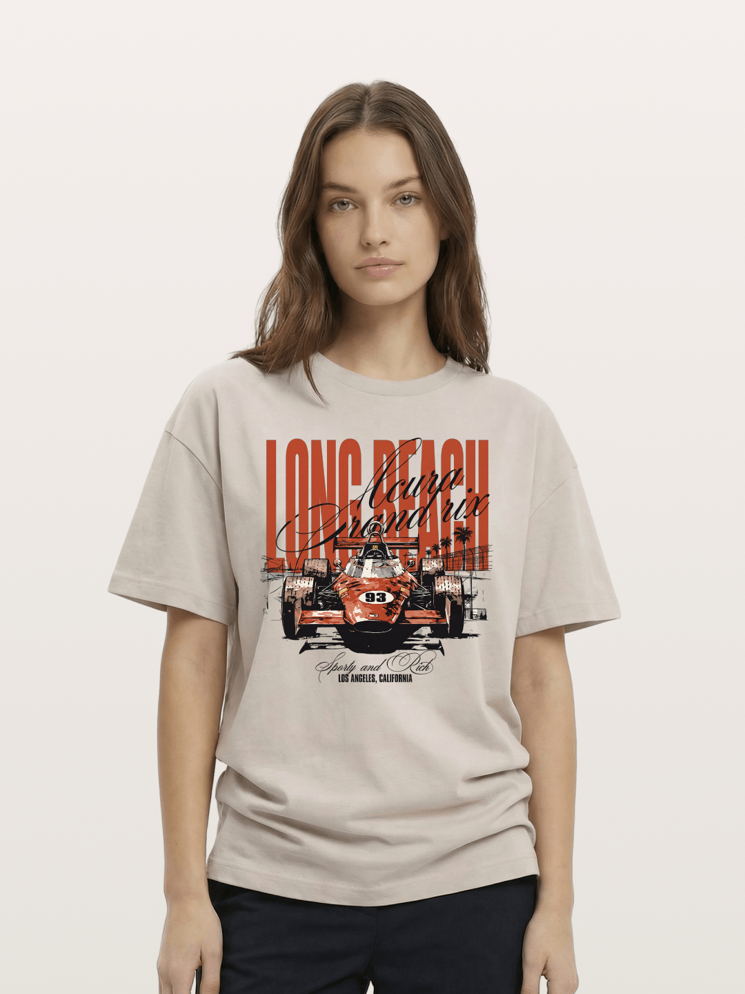 Long Beach Grand Prix Art Cotton T-shirt