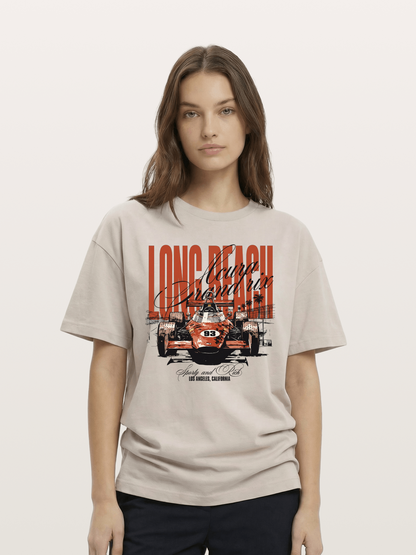 Long Beach Grand Prix Art Cotton T-shirt