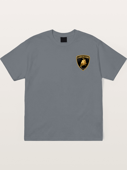 Lamborghini Golden Bull Shield Cotton T-shirt