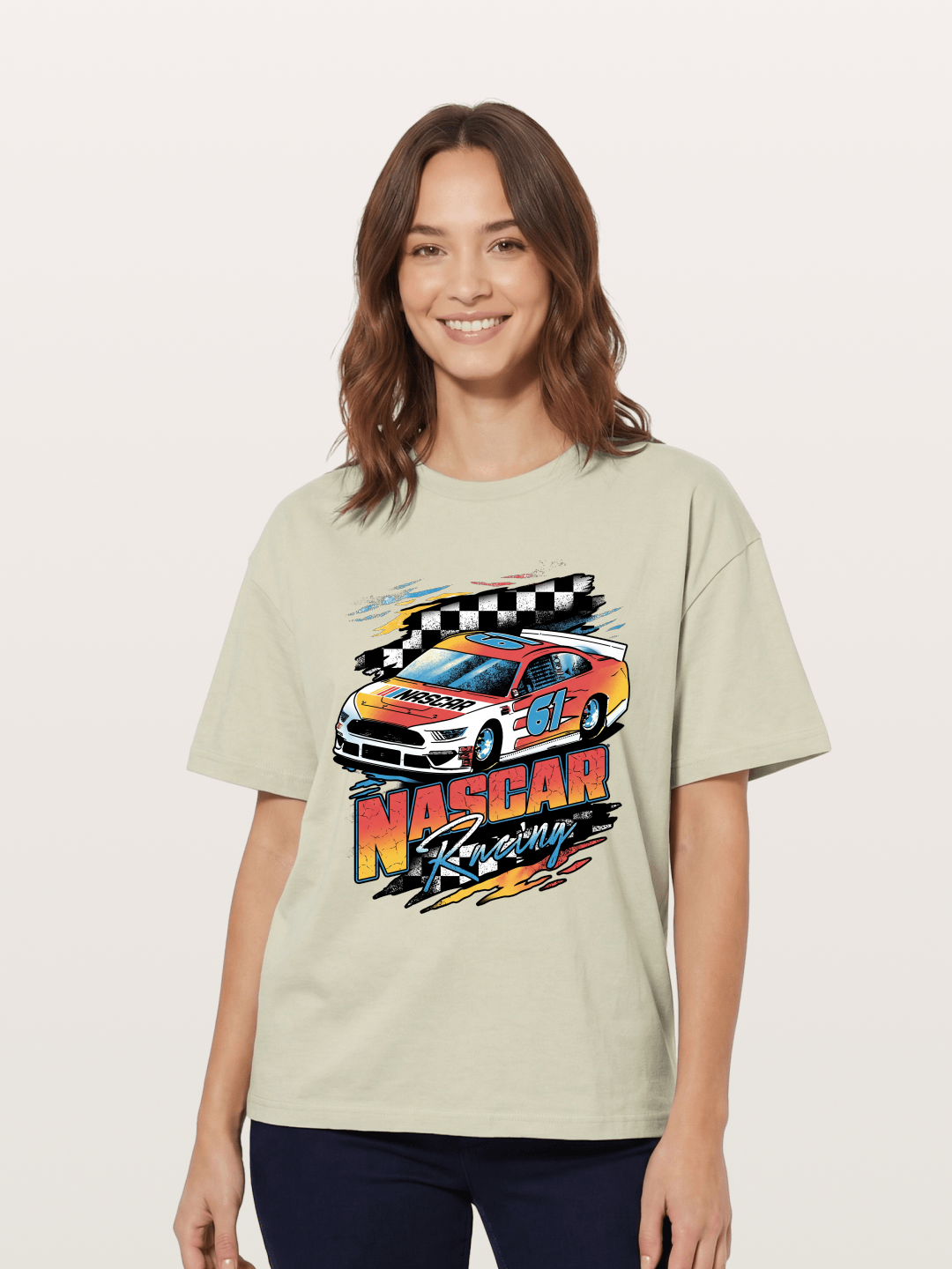 Stock Car Thunder Cotton T-shirt
