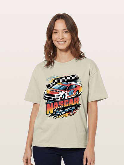 Stock Car Thunder Cotton T-shirt