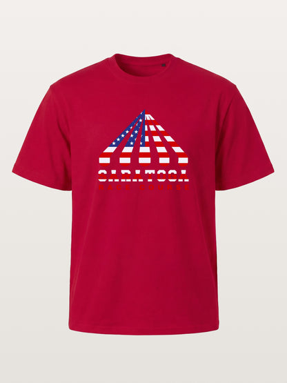 Saratoga Star Spangled Tent Top Gildan T-shirt