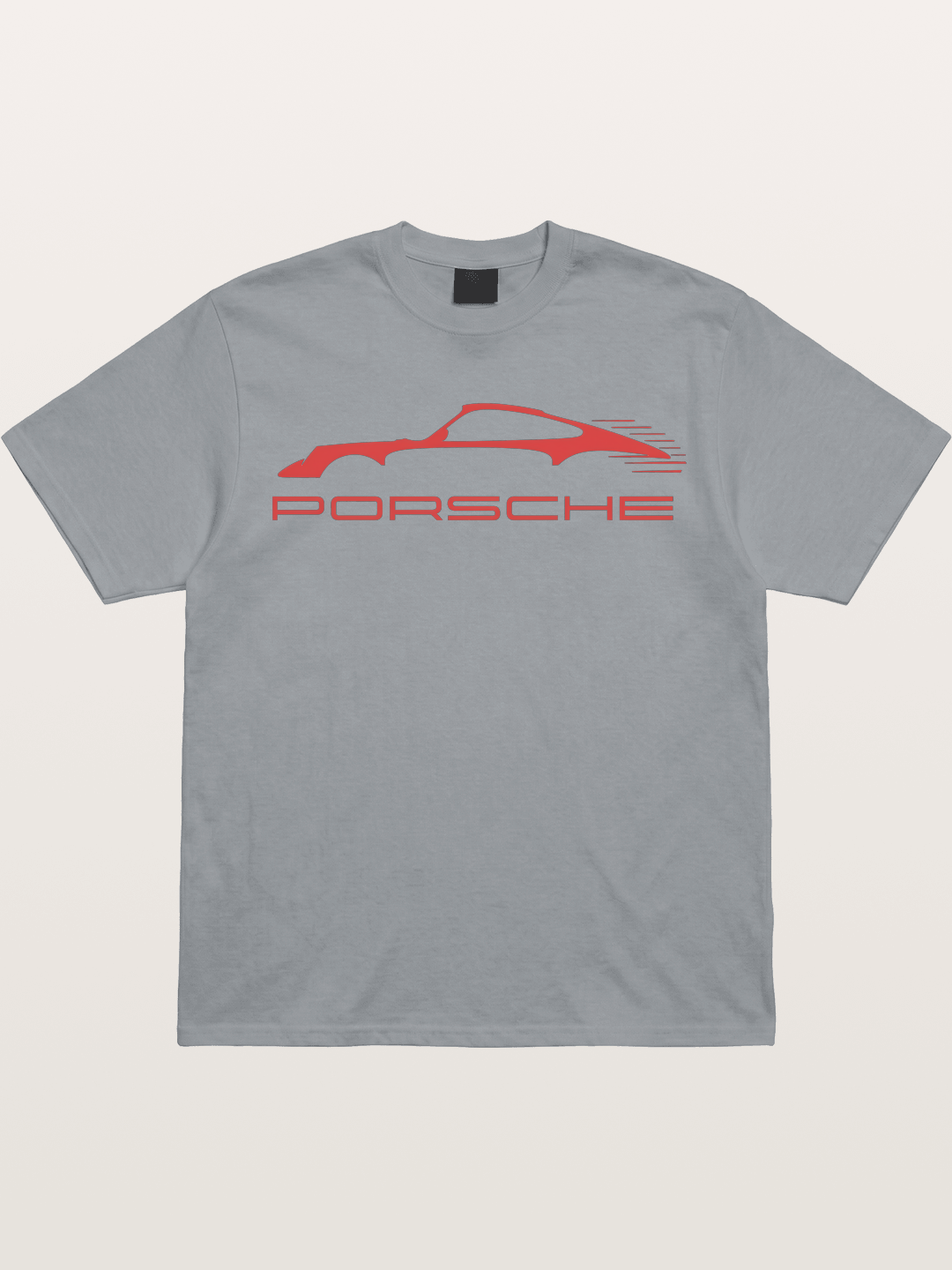 Red Porsche Silhouette Art Gildan T-shirt