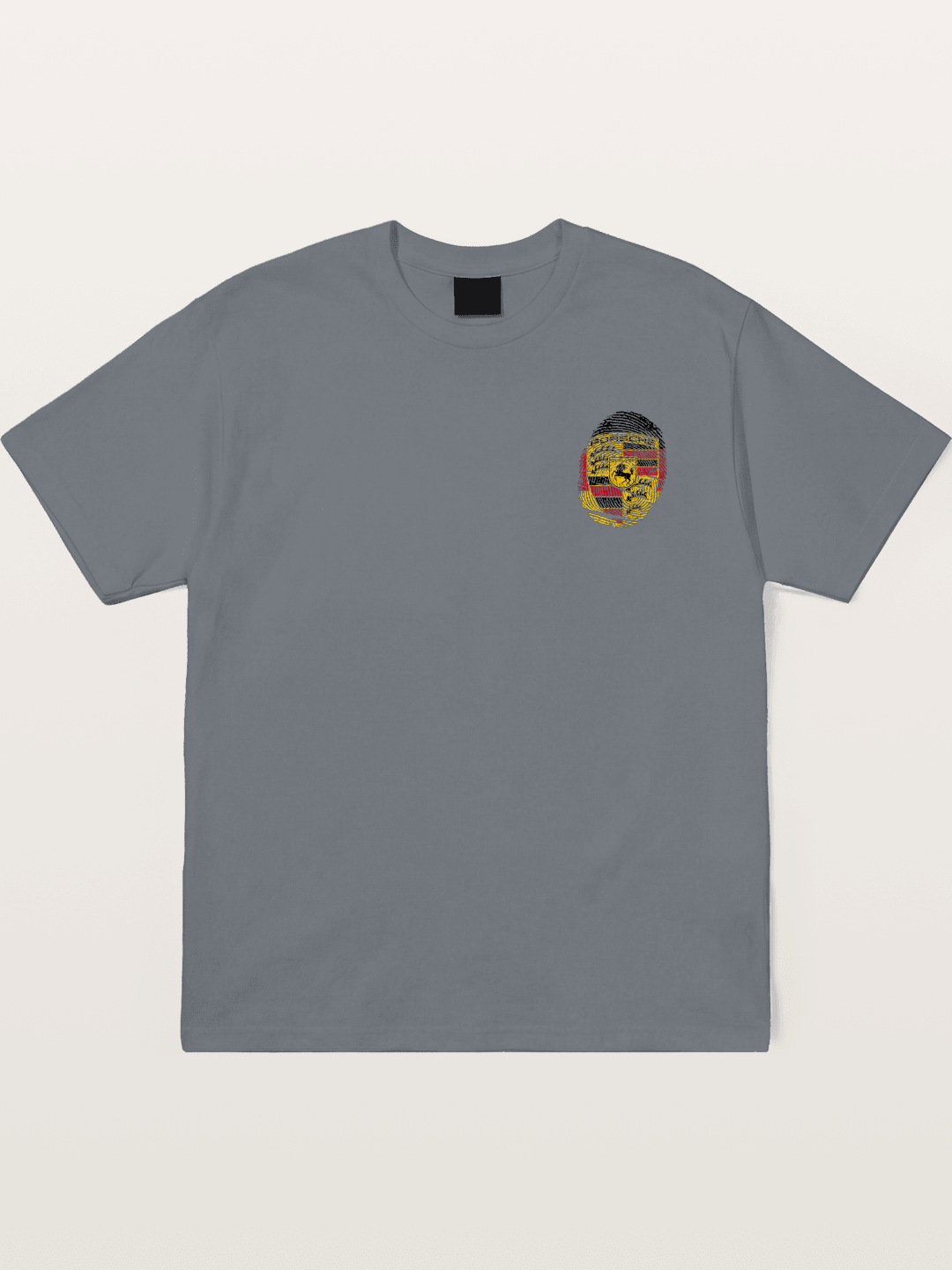 Porsche Crest Fingerprint Cotton T-shirt