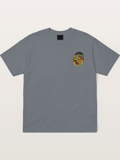 Porsche Crest Fingerprint Cotton T-shirt