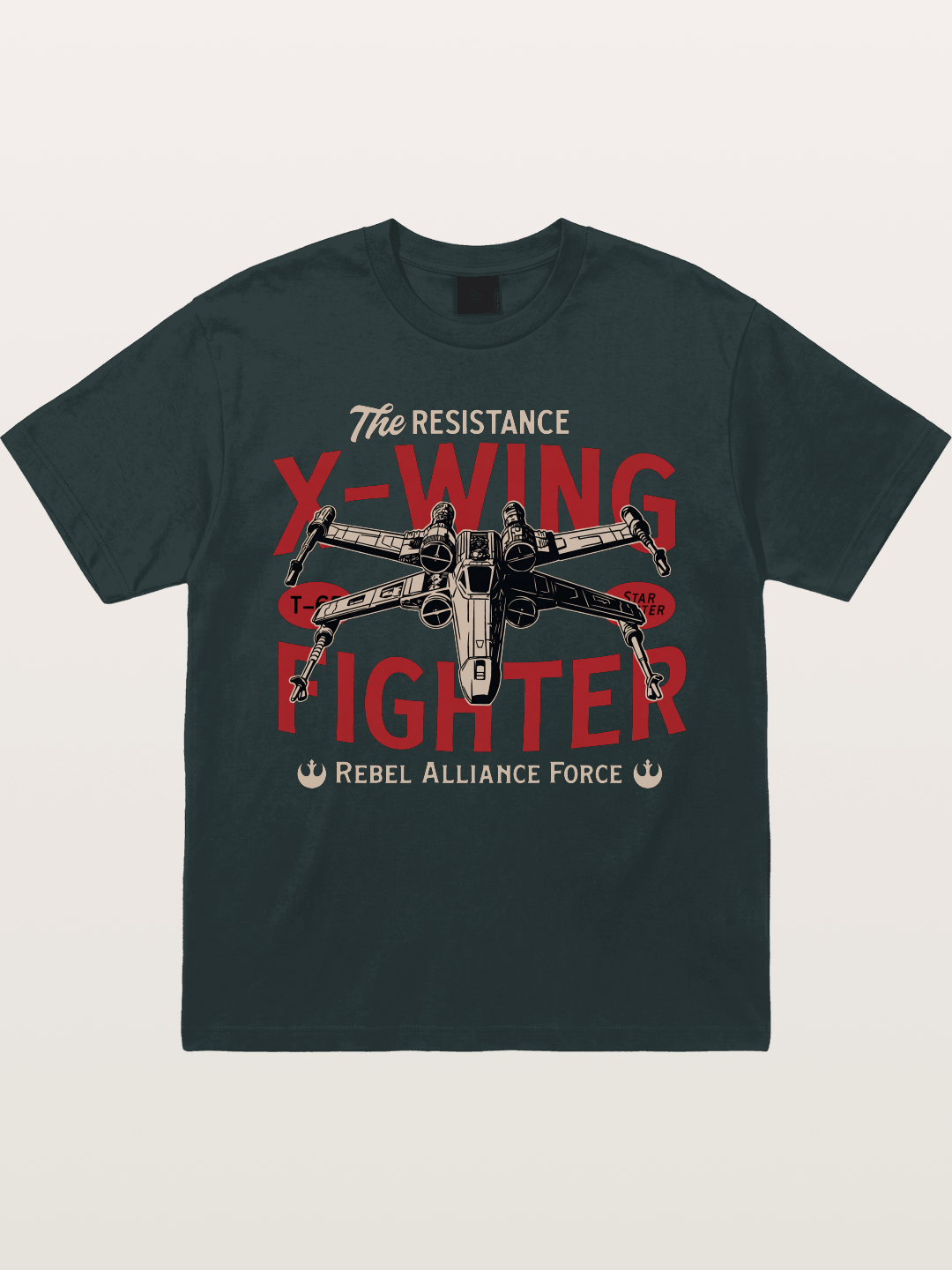 Resistance X-Wing Fighter Retro Design Gildan T-shirt
