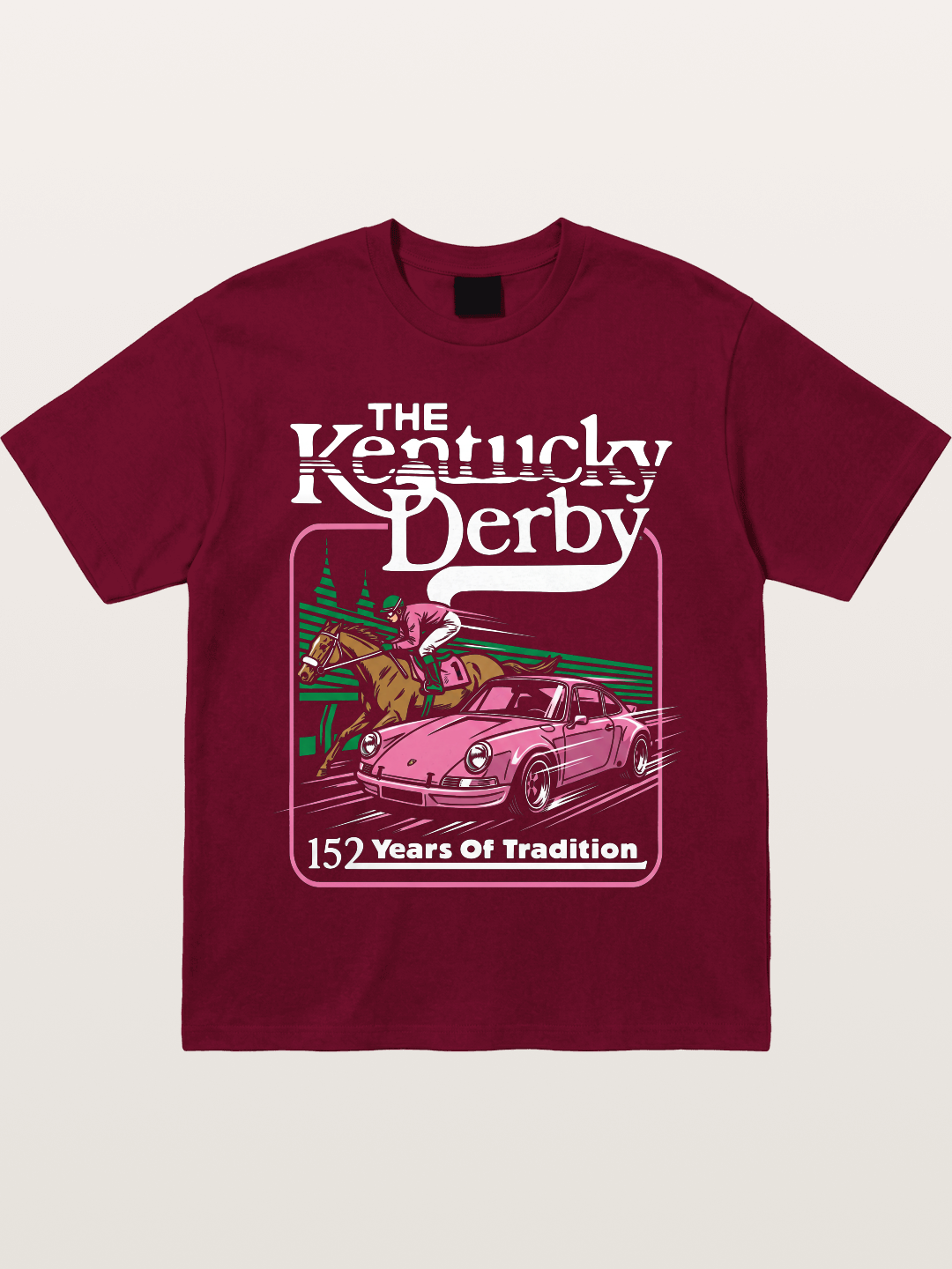 Derby Horse & Porsche Race Gildan T-shirt