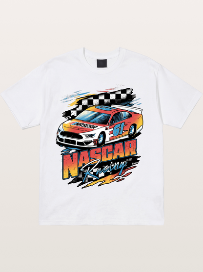 Stock Car Thunder Cotton T-shirt