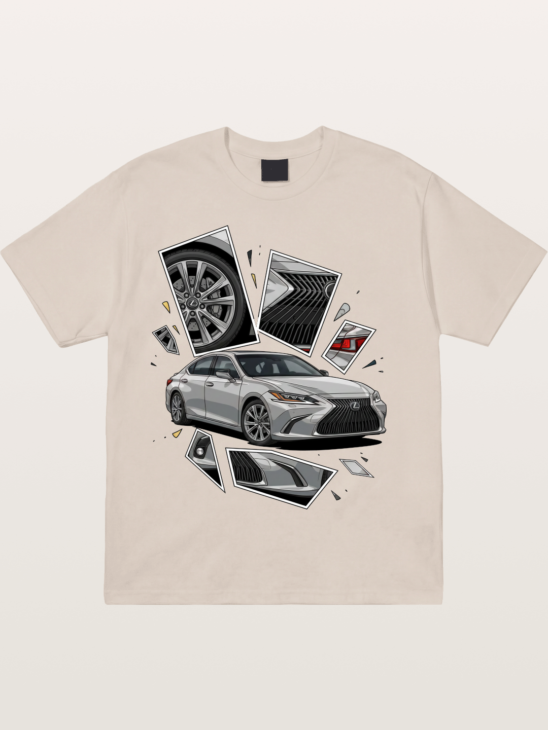 Lexus Sedan Exploded View Cotton T-shirt