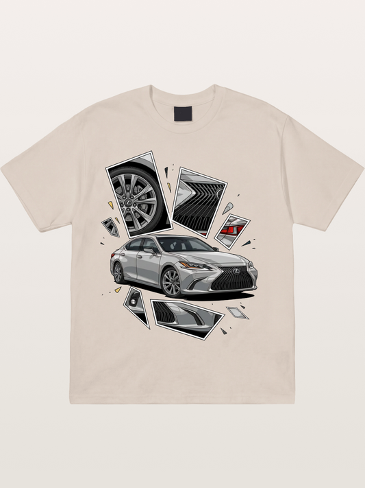 Lexus Sedan Exploded View Cotton T-shirt