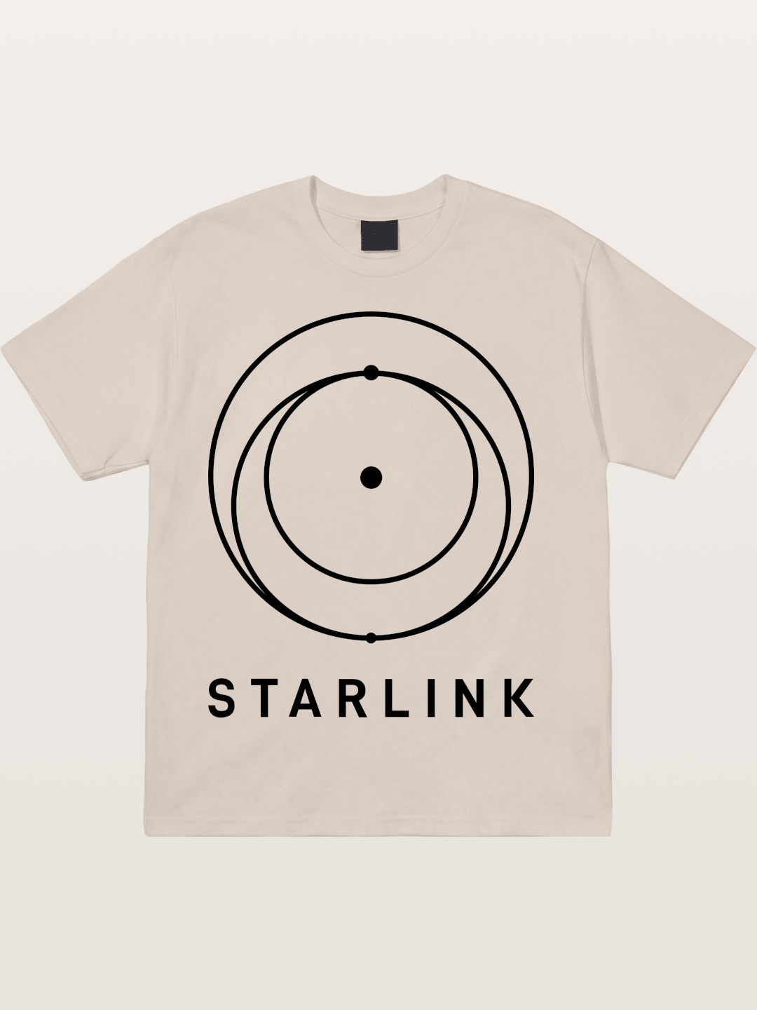 Starlink Orbit Minimal Logo Cotton T-shirt
