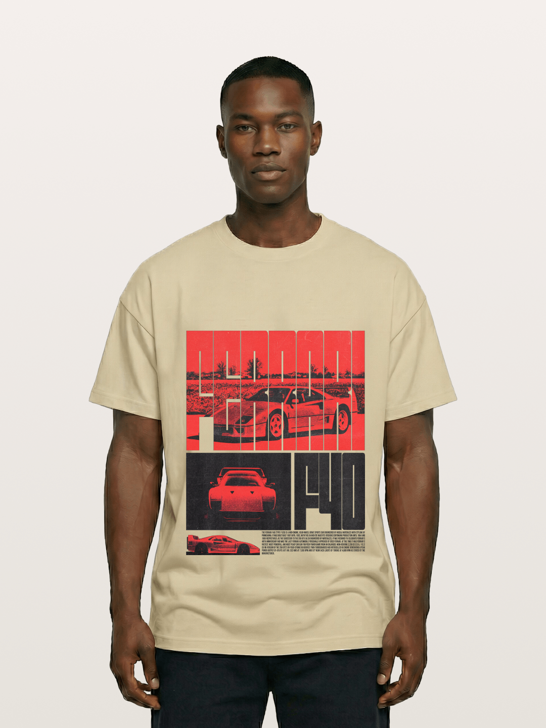 Red F40 Gildan T-shirt