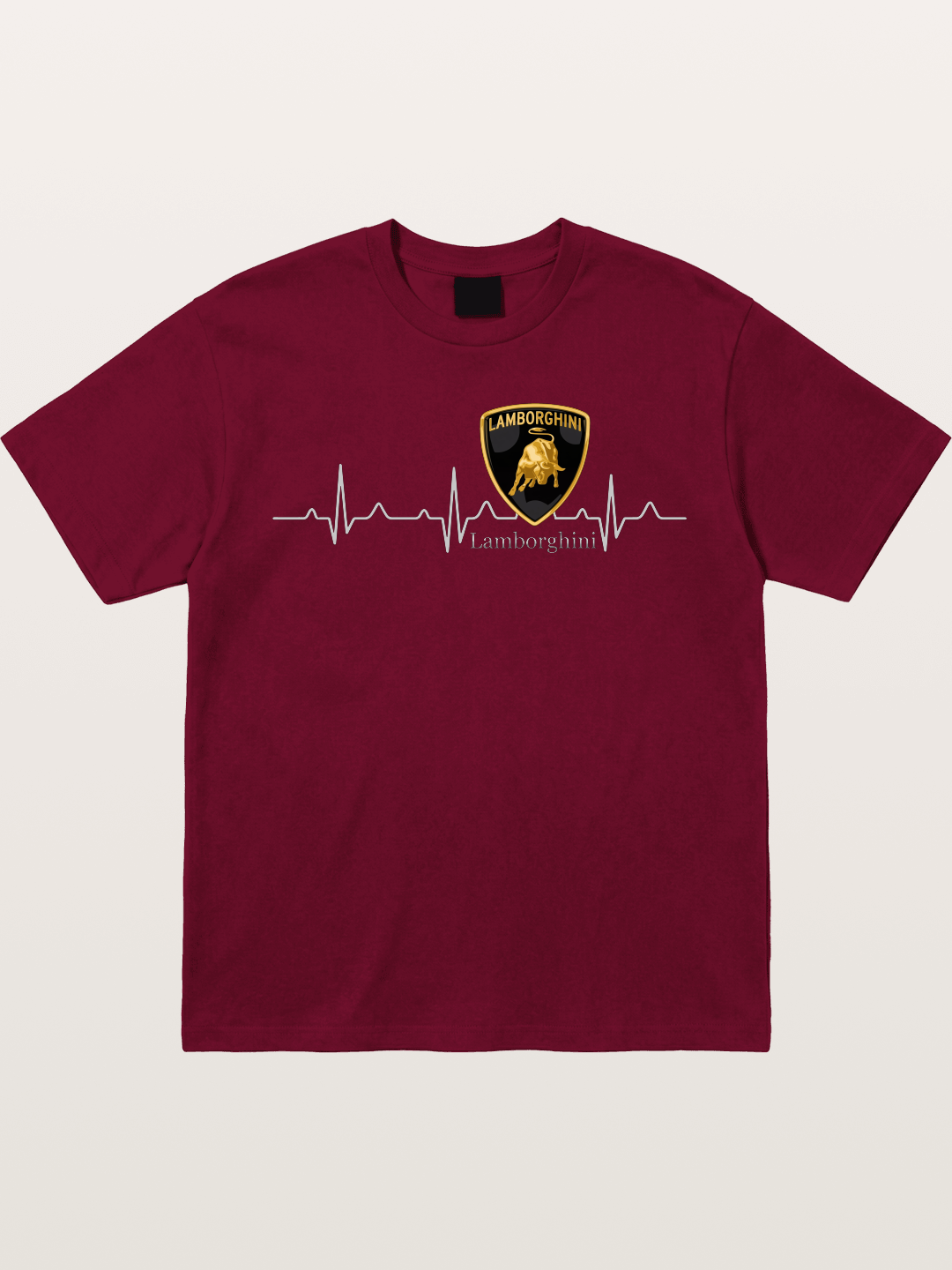 Lamborghini Heartbeat ECG Line Gildan T-shirt