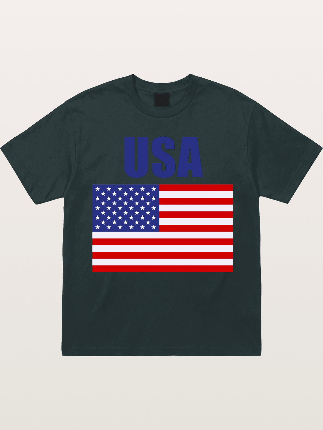 Simple USA American Flag Gildan T-shirt