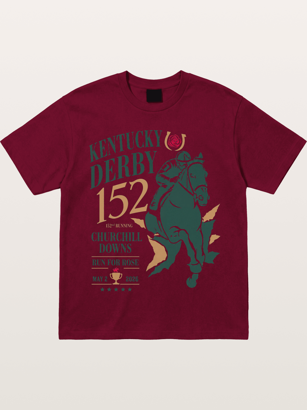 Churchill Downs Derby Silhouette Art Gildan T-shirt