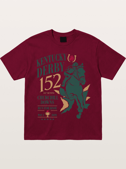 Churchill Downs Derby Silhouette Art Gildan T-shirt
