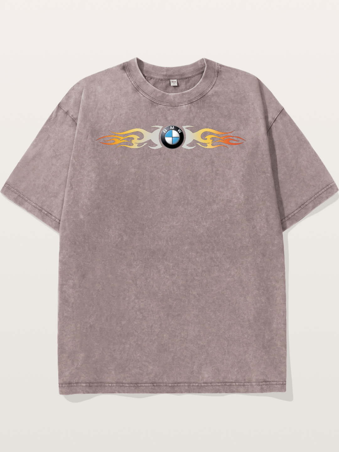 BMW Roundel Flame Stripe Washed T-shirt