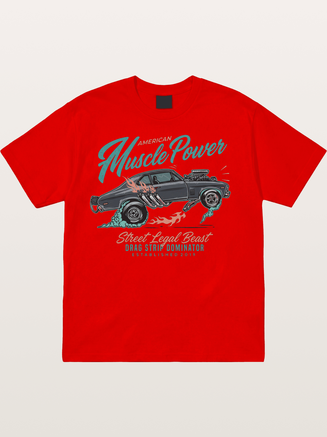 Burnout Power Cotton T-shirt