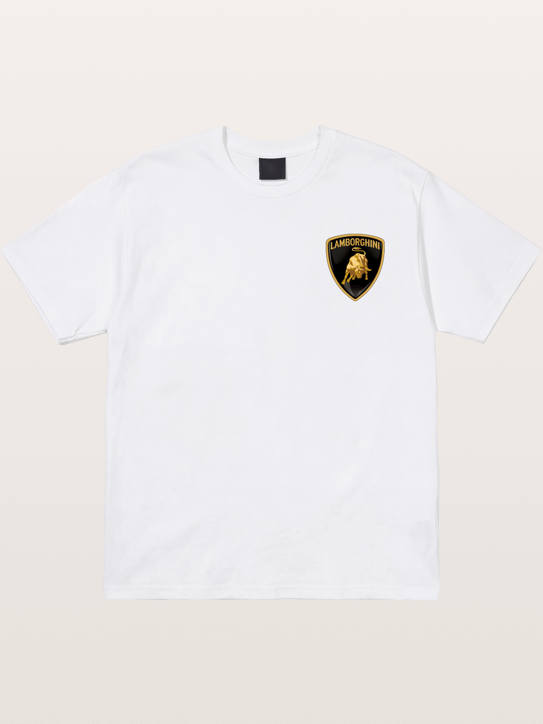 Lamborghini Golden Bull Shield Cotton T-shirt