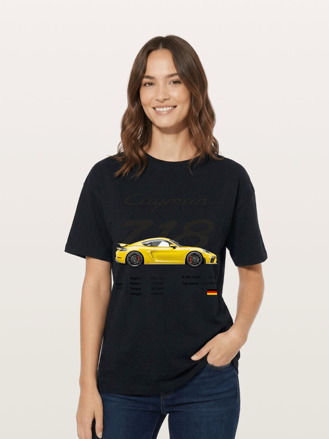 718 Porsche Vibe Cotton T-shirt