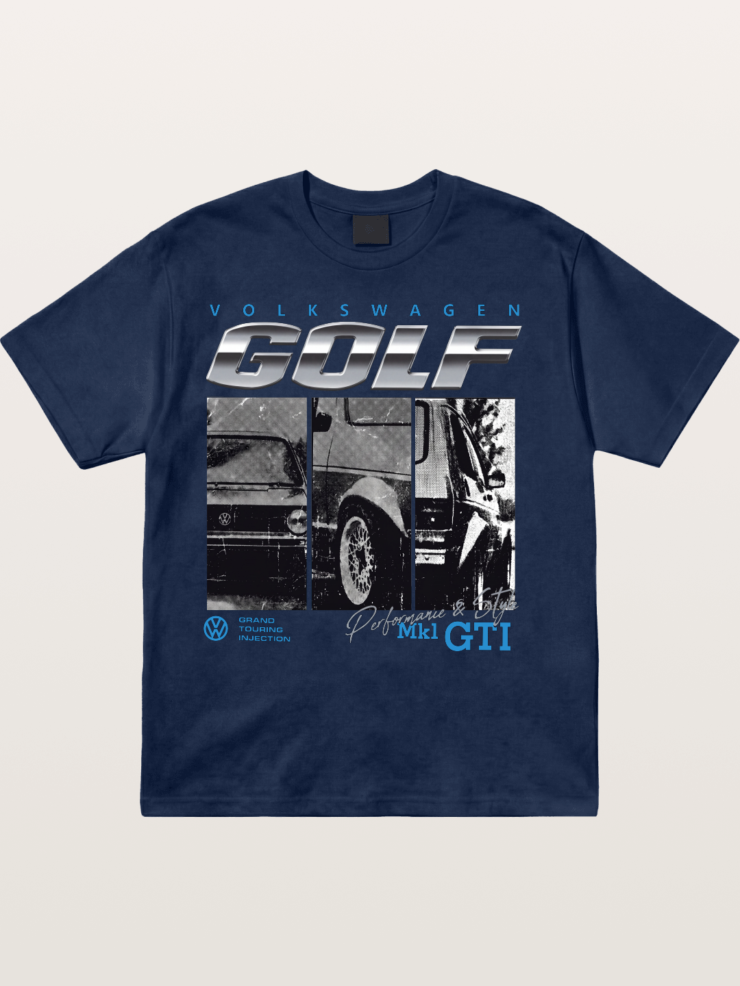 Volkswagen Golf MK1 Retro Cotton T-shirt