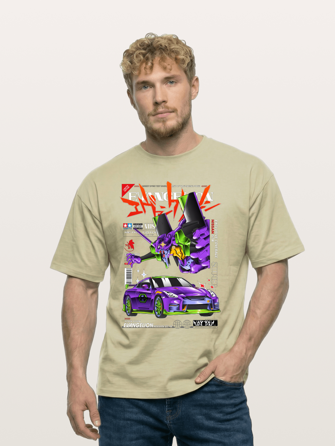 Eva x GTR Purple Legend Cotton T-shirt