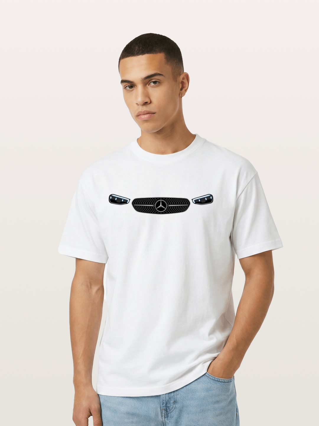 Mercedes-Benz Grille and LED Headlights Gildan T-shirt