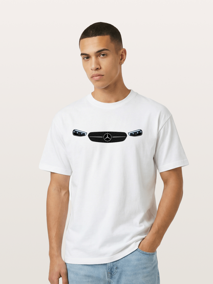 Mercedes-Benz Grille and LED Headlights Gildan T-shirt