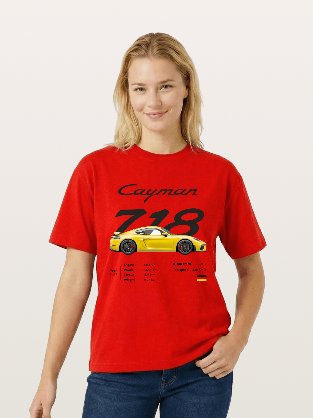 718 Porsche Vibe Cotton T-shirt