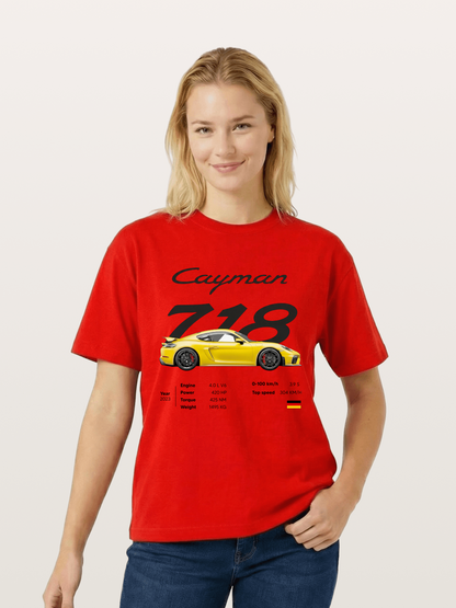 718 Porsche Vibe Cotton T-shirt