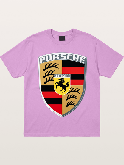 Porsche Crest Shield Design Gildan T-shirt