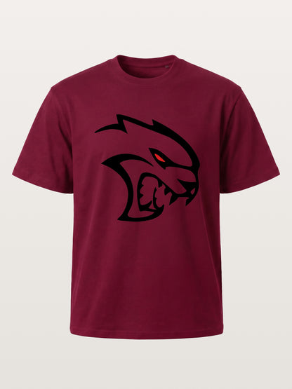 Hellcat Devil Face Silhouette Gildan T-shirt