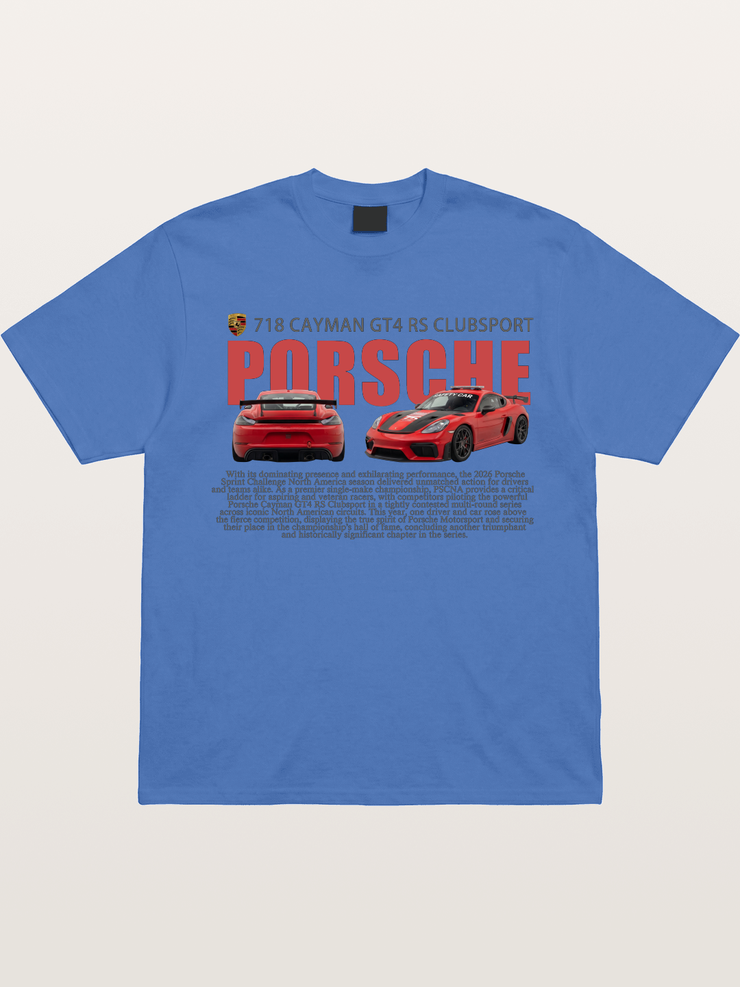 Porsche 718 Cayman GT4 RS Gildan T-shirt