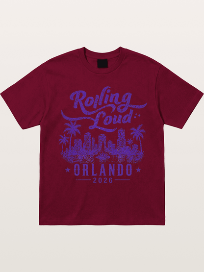 Rolling Loud Orlando 2026 Print Gildan T-shirt