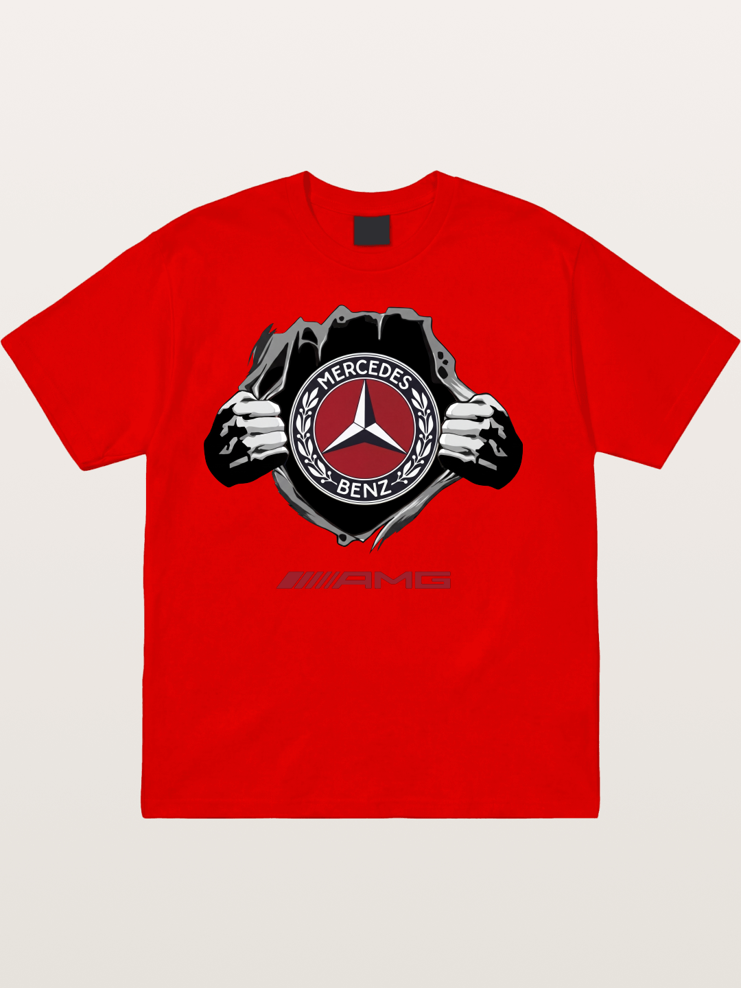 Benz Star Tear Graphic Cotton T-shirt