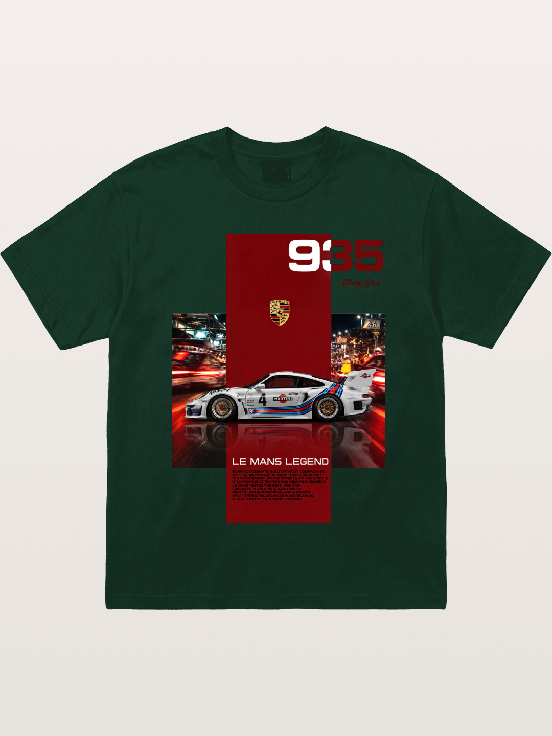 Porsche 935 Le Mans Legend Martini Gildan T-shirt