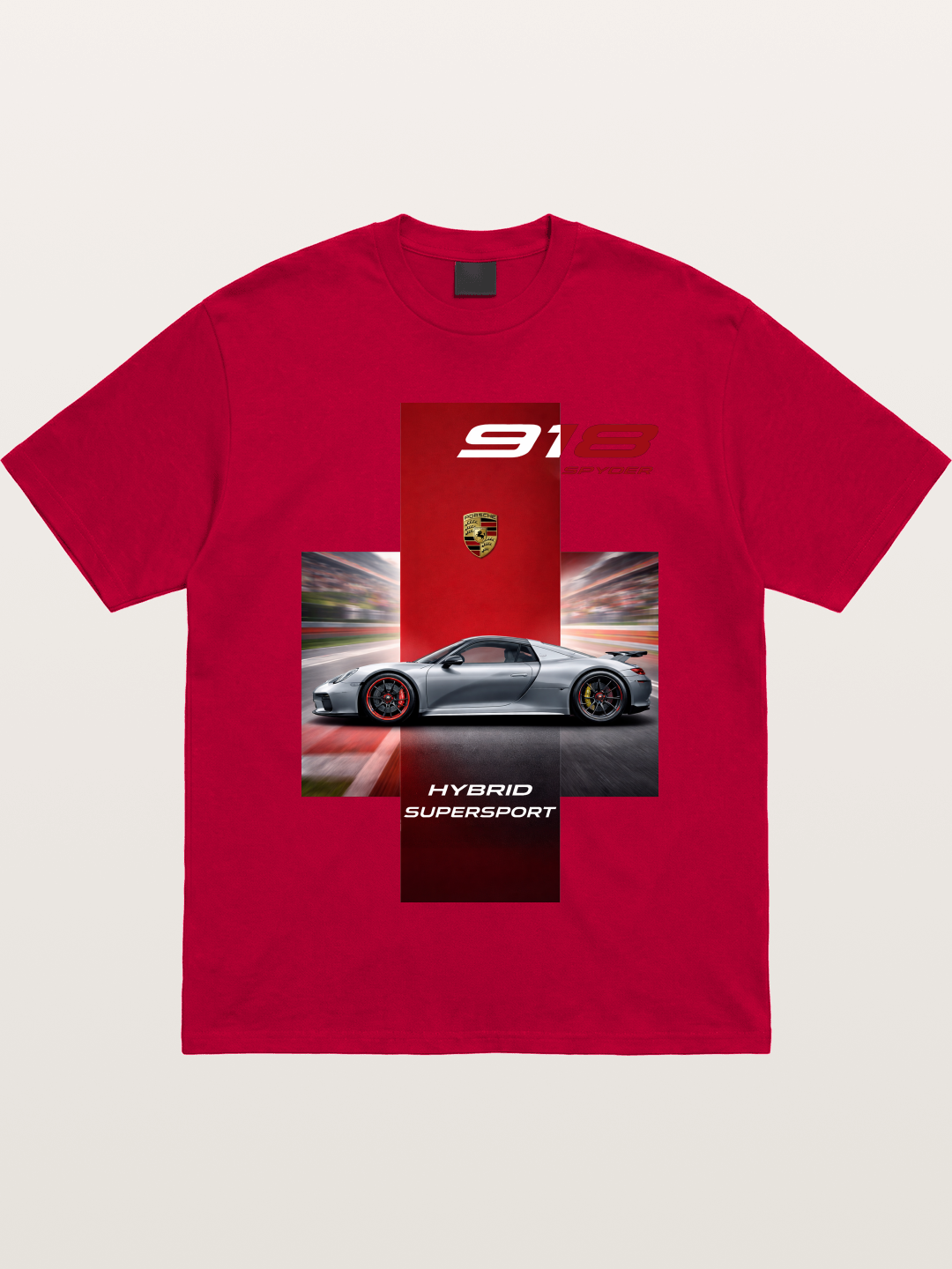 Porsche 918 Spyder Hybrid Supersport Gildan T-shirt